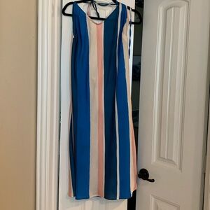 Striped H&M Satin Dress